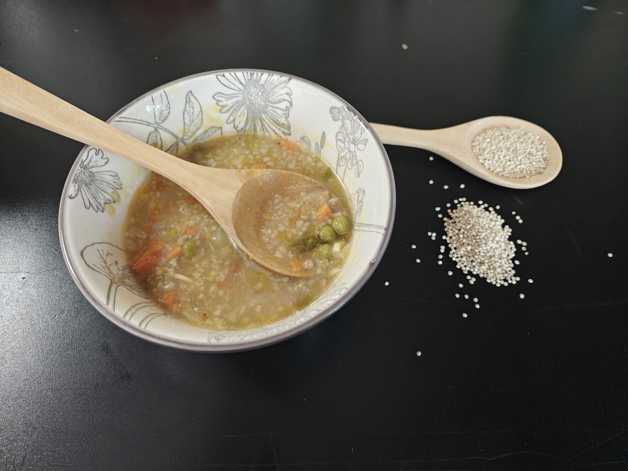 Millet Vegetable Soup • Comforting grains & Lentils